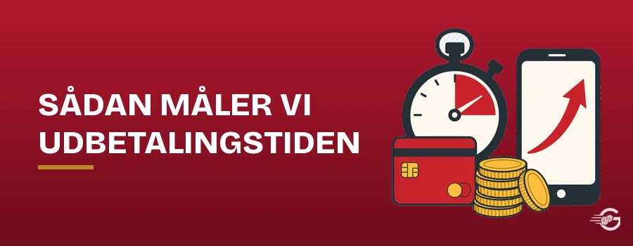 Sådan måler vi udbetalingstiden hos casinoer uden dansk licens